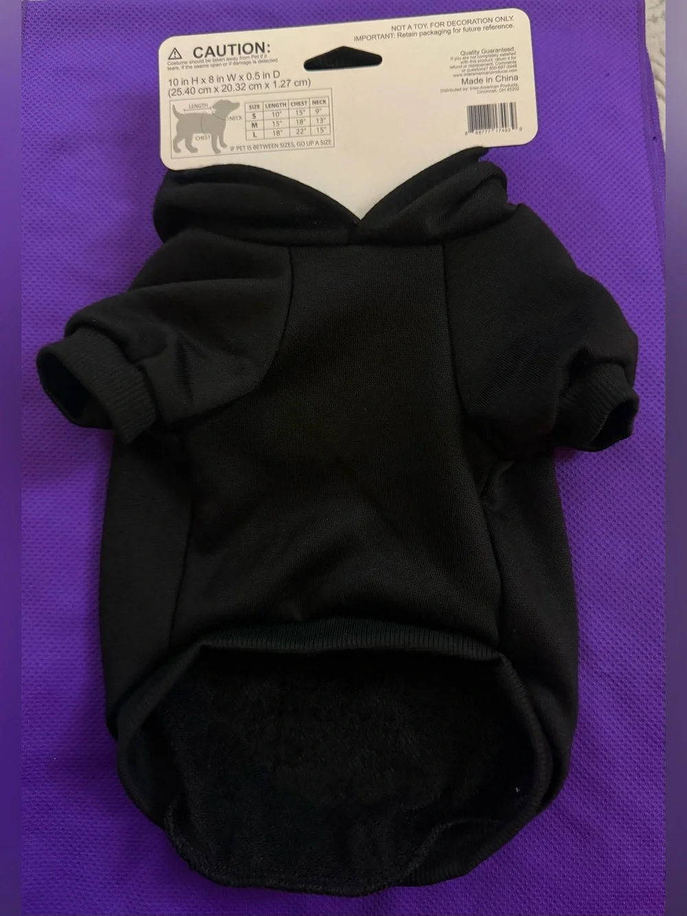 🐾 Black and White Skeleton Dog Hoodie with Colorful Bones